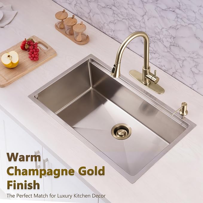 Garbage Disposal Flange and Sink Stopper Champagne Bronze - Image 2