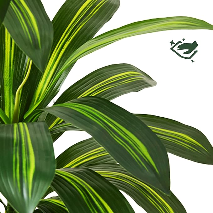 Artificial Dracaena Tree Indoor, 7FT Tall Fake Floor Plants - Image 6