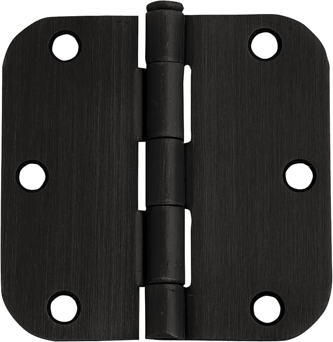 Design House Interior Door Hinge, Oil Rubbed Bronze | 5/8" Radius, Traditional - Image 2