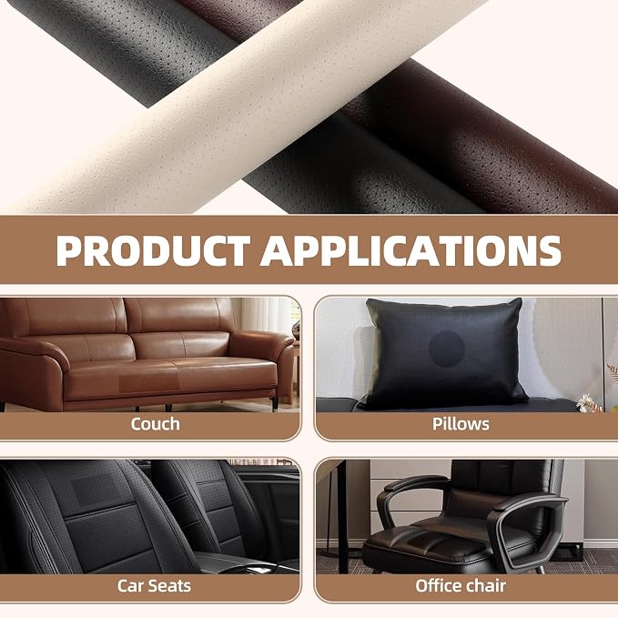 Leather Repair Kits, Large Vinyl Repair Patch - Image 3