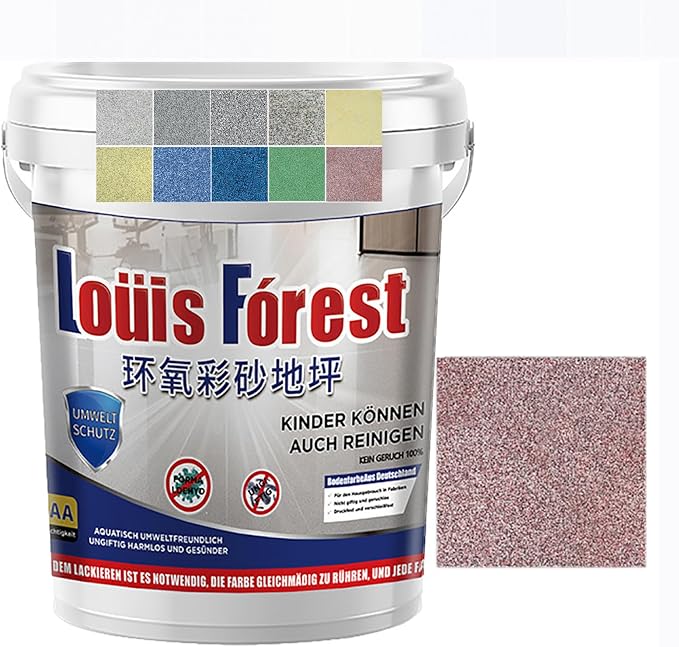 2025 New Forest Epoxy Floor Paint, Epoxy Sand Floor Paint Self Leveling by XIRUJNFD