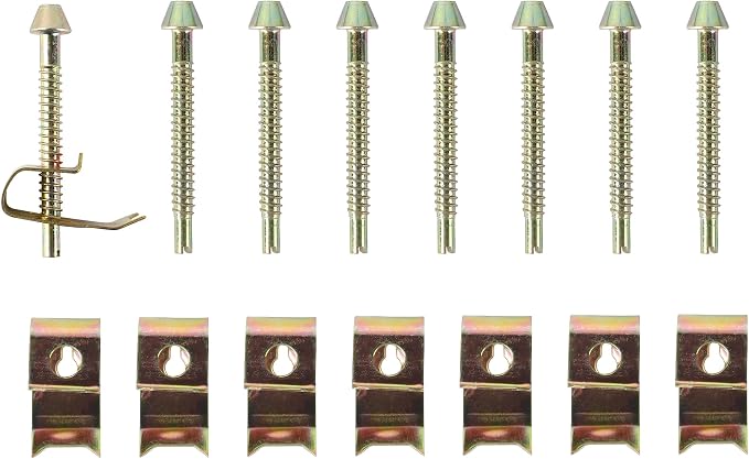 Rhbamoa Sink Clips, Top Mount Sink Brackets 8 Pack Kit by Rhbamoa