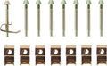Rhbamoa Sink Clips, Top Mount Sink Brackets 8 Pack Kit by Rhbamoa