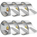 6Rolls Aluminum Foil Tapes, HVAC Duct Tape Heavy Duty, Sealing Patching Heat by SmaringWing