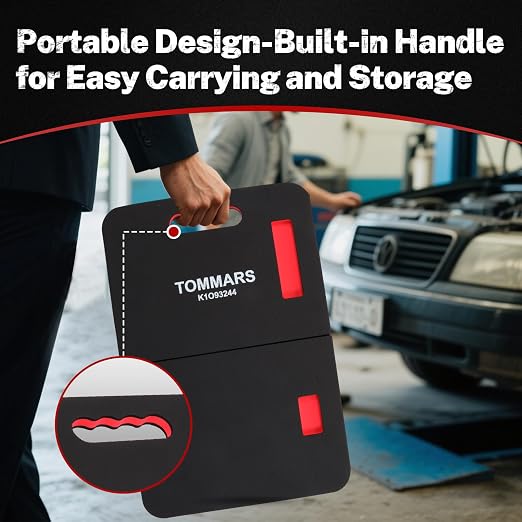 TOMMARS 0.9 Inch Thick Foldable Mechanic Kneeling Pad, 23.6 x 15.7 Inches - Image 4