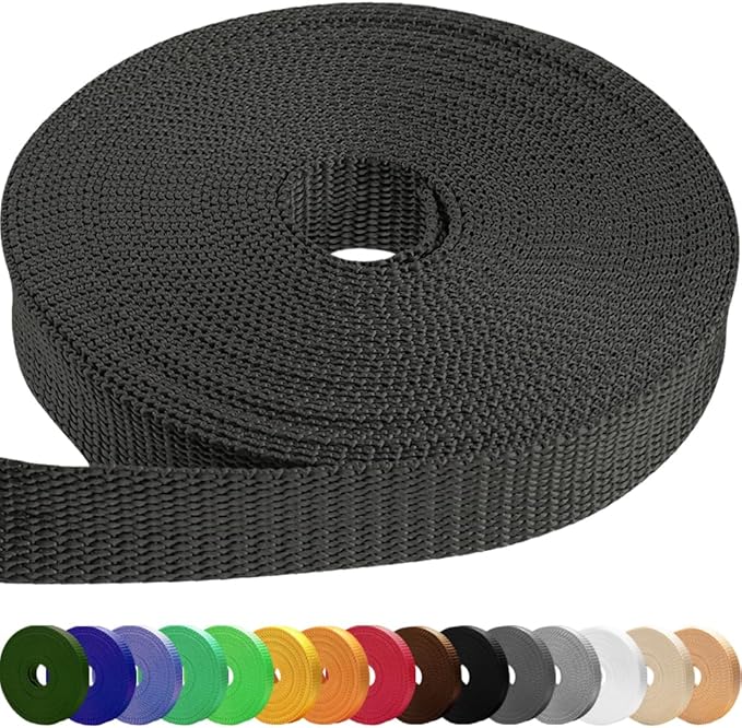 Webbing Strap, 3/4" to 2", 10-50 Yds, EDC gear, backpack repair and pet dog by TECEUM