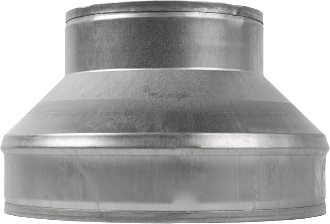 8" to 5" Inch Galvanized Steel Round Duct Reducer - Image 4