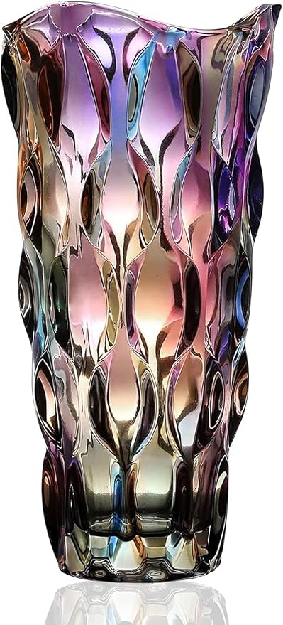 CEMABT Glass Vases for Flowers，Thickened 3.4 lb Morden vases for Tables by CEMABT