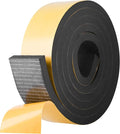 Kikerike Self Adhesive Foam Tape Weatherstrip 2In x 3/8In x 6.5Ft High Density by Kikerike