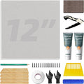 Drywall Repair Kit, Drywall Repair Panel 12” x12“, Drywall Patch Kit Large Hole by BONCART