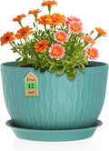 WSMKSZ 12 Inch Large Plant Pots by WSMKSZ