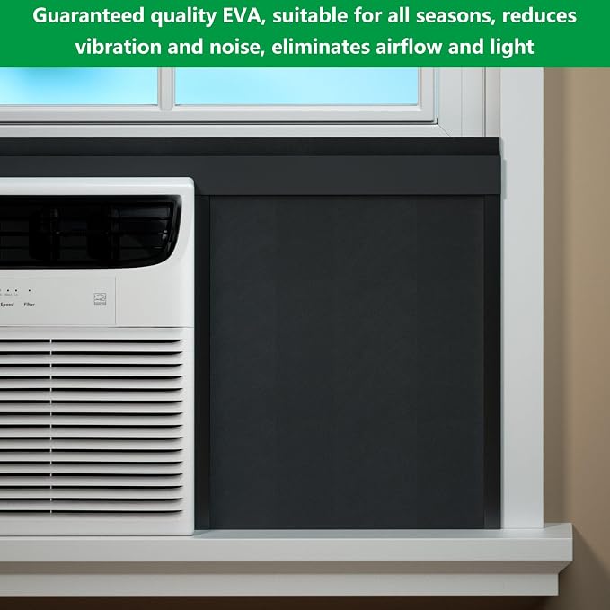 Full Surround Window AC Insulated Foam Panels, AC Window Seal w/4 Pressure - Image 2