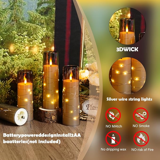 Sasigeiaa Flameless Candles - Image 4