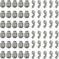 Conduit Connectors, 3/4 Inch Liquid Tight Connector NPT Non-Metallic by HDHAODA