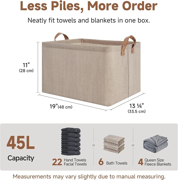 StorageWorks Fabric Storage Bins, Extra Large, - Image 6