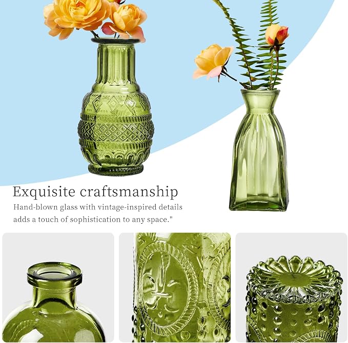 Glass Bud Vases Set of 64 - Image 4