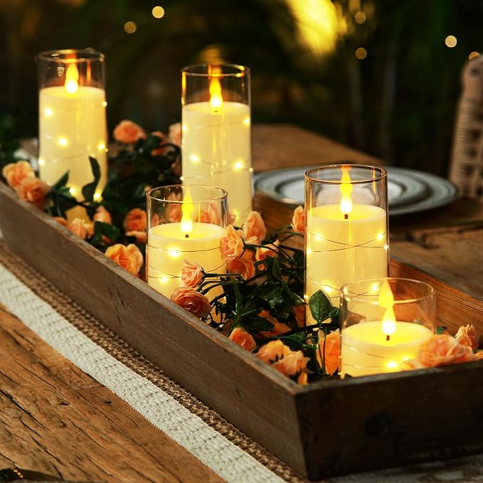Homemory 9 Pcs Flameless Candles - Image 4