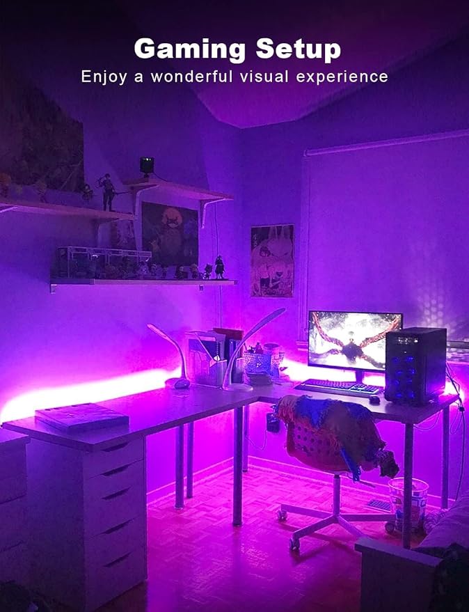DAYBETTER LED Strip Lights 300ft RGB Music Sync Smart App Control | Indoor - Image 2