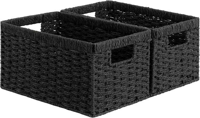 StorageWorks Wicker Storage Baskets - Image 8