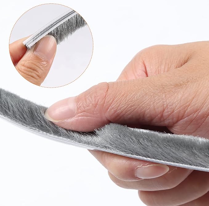 Weather Stripping Door Seal - 5m Brush Weather Stripping - Image 4