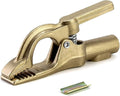QWORK Welding Bronze Ground Clamp, 1.6 Pounds and 500A, 1 piece by QWORK