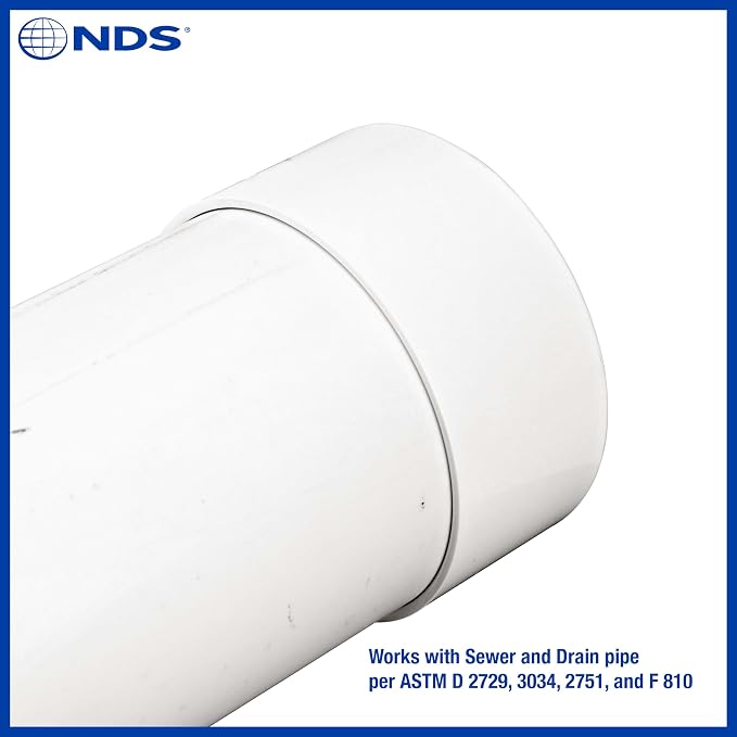 NDS 6P06 PVC S&D Cap, Makes Solvent-Weld Connections, - Image 5