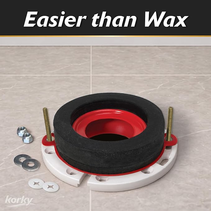 Korky WaxFree Toilet Seal Kit - Image 5