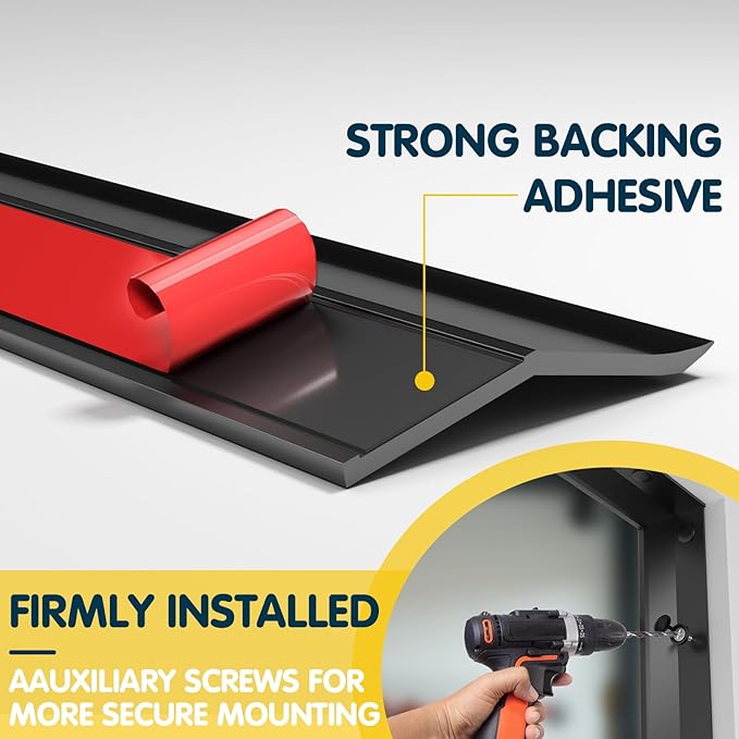 Garage Door Seal Top and Sides - 23 FT TPE Weather Stripping Garage Door Seal - Image 6