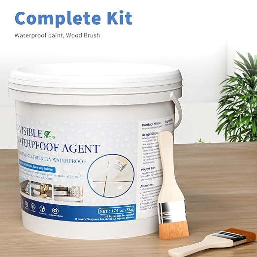Transparent Waterproof Coating 175 Oz, Invisible Waterproof Agent, Water-Based - Image 9