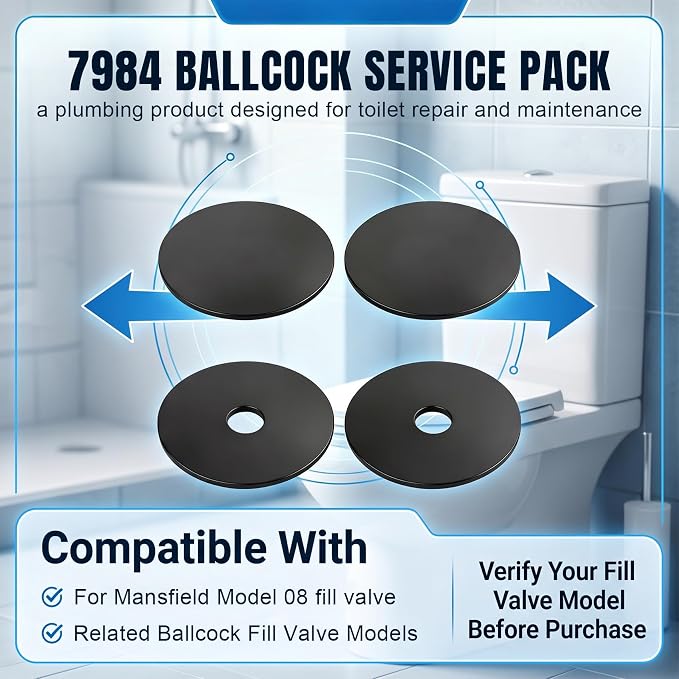 630-7984 TV662668 Ballcock Service Kit Compatible - Image 2