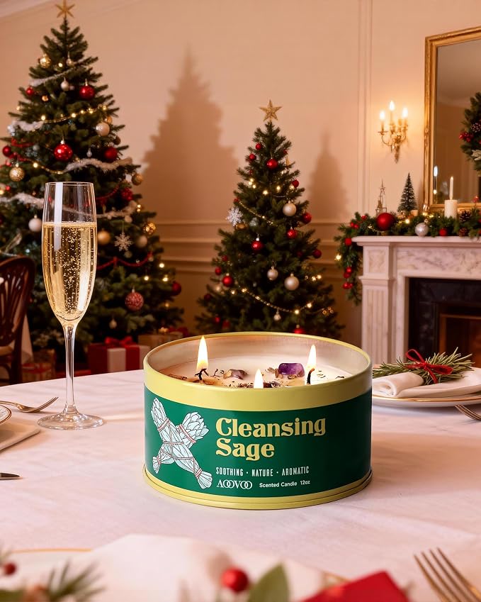 AOOVOO Sage Candle for Cleansing - Image 7