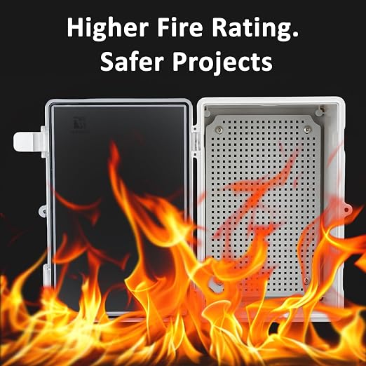 IP67 Waterproof Junction Box for Outdoor, 11.4"x7.5"x5.5" | Heavy Duty ABS - Image 5