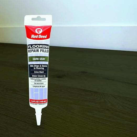 Red Devil 056055 Flooring Repair Filler, 5 oz., Dark Gray, 4 Pack - Image 6