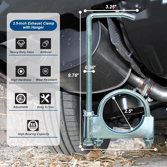 2.5" Universal Exhaust Clamp - Image 2