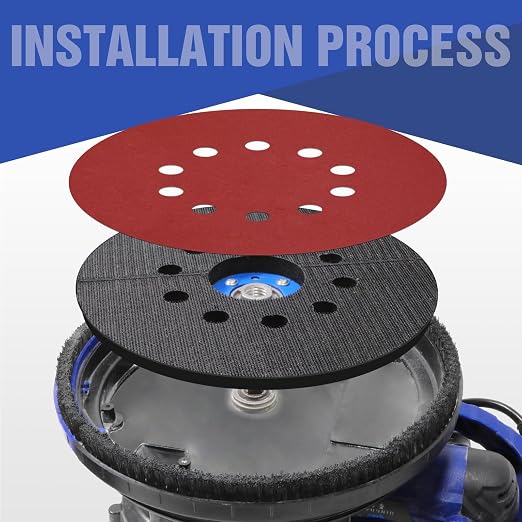 Awutzut Drywall Sander Backing Pad 9 inch 10 Holes - Image 3