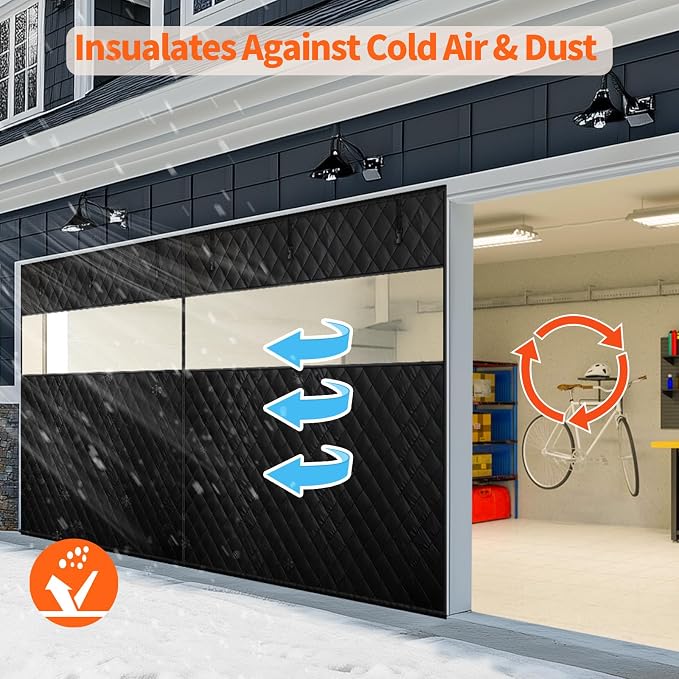 Thermal Insulated Garage Door Curtain - Image 3