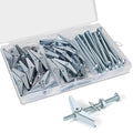 92pcs 3/16 Inch Heavy Duty Drywall Anchors, 23 Sets | Toggle Bolts and Wing by Aovchei