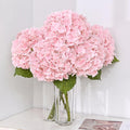 3Pcs 21in Latex Real Touch Hydrangea Artificial Flowers | Lifelike Large by MARTINEMALL