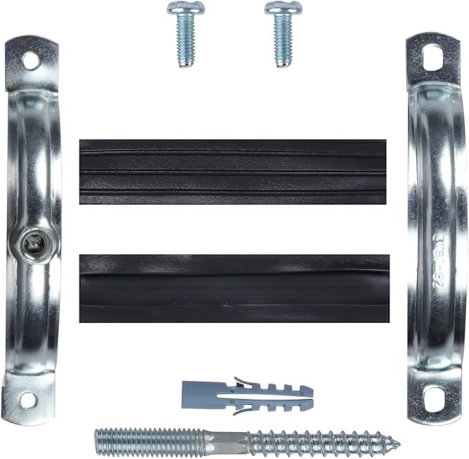 4 PCS Split Ring Pipe Hanger, Heavy Duty Adjustable Pipe Bracket Clamp - Image 3