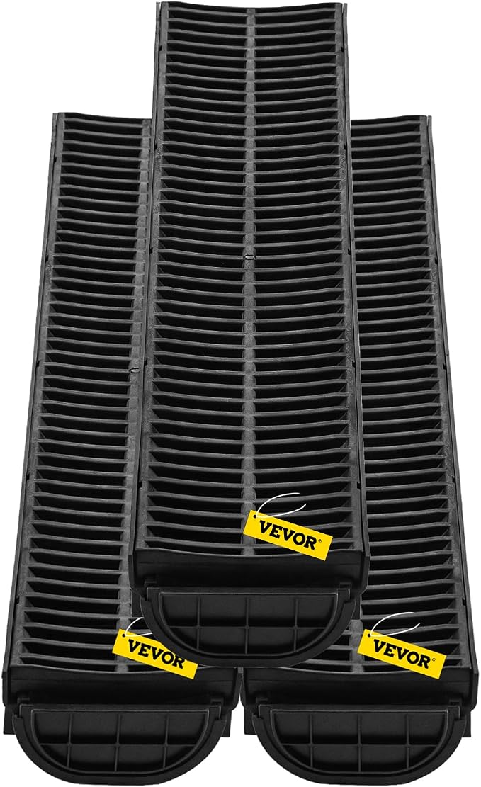 VEVOR Trench Drain System 6 Pack, Channel Drain - Image 11
