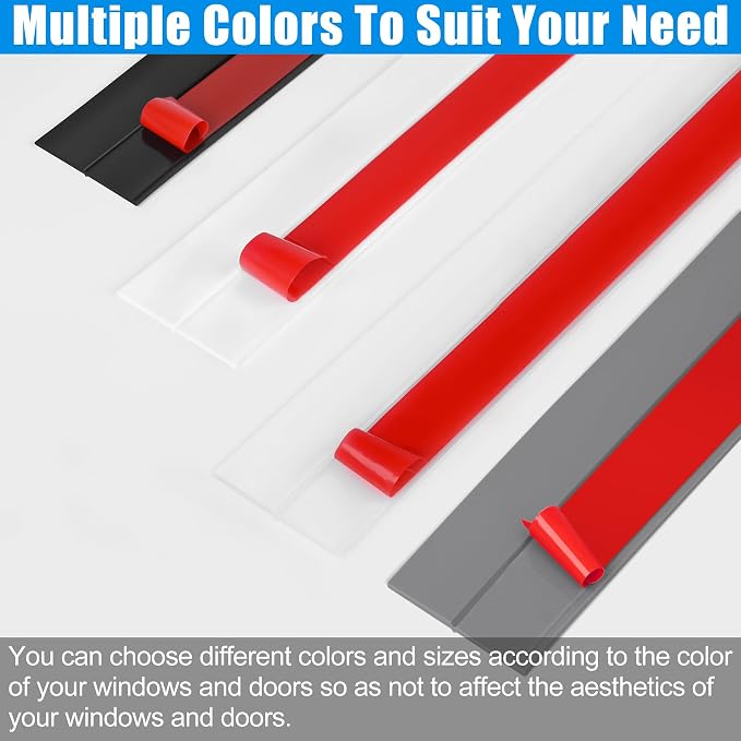 Draft Seal Tape for Doors and Windows 2 in x 10 Ft Silicone Weather Stripping - Image 4