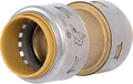 SharkBite Max 1 Inch Coupling, Push to Connect Brass Plumbing Fitting, PEX Pipe by SharkBite