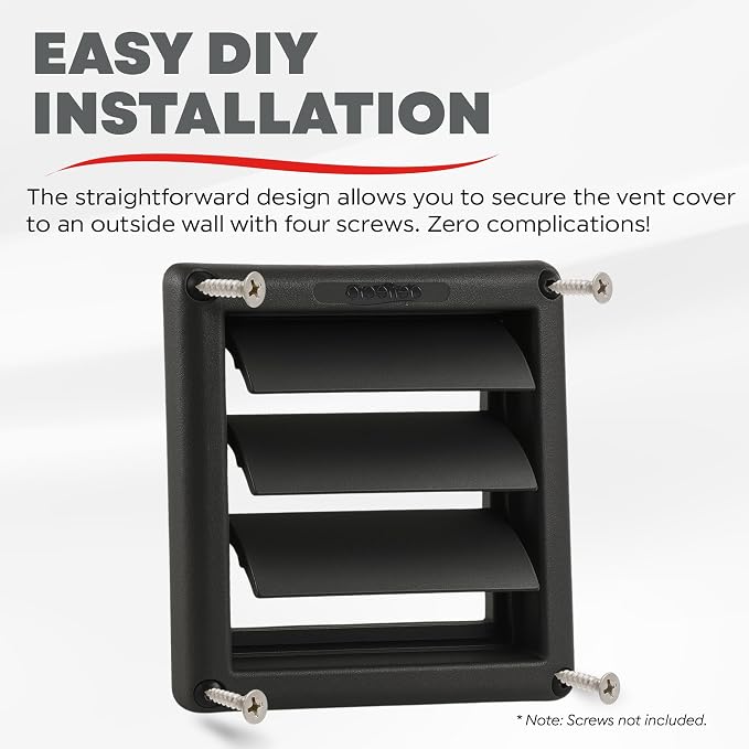 Deflecto Outdoor Dryer Vent Cover 4-Inch - Image 6