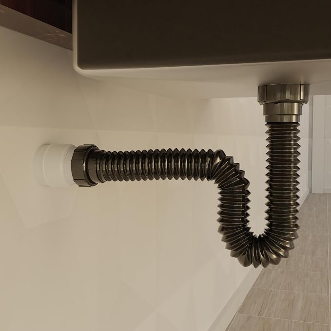 Flexible P-Trap for 1-1/2" Drain Pipes - Image 5