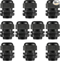 PENGLIN 10PCS Waterproof 3/4" NPT Strain Relief Nylon Cable Glands | IP68 by PENGLIN