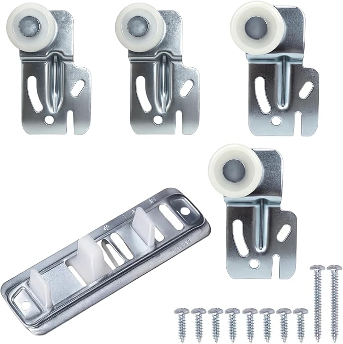 Quiet Glide Sliding Door Roller Set, Top-Hung Sliding Door Hardware Roller & by Unknown