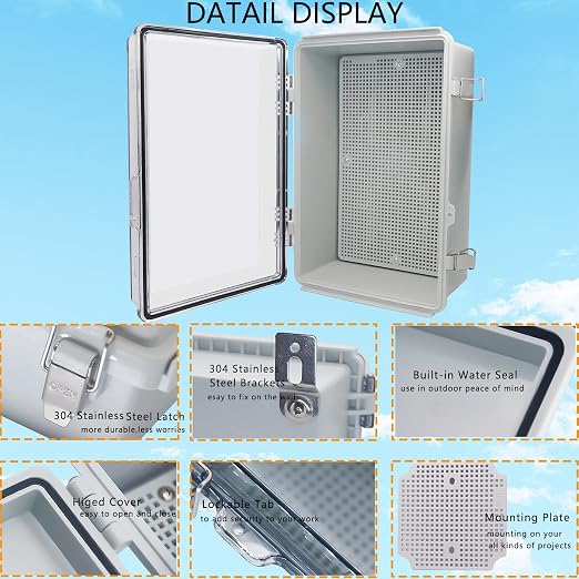 Waterproof Junction Box, ABS Plastic Electrical Box - Image 3