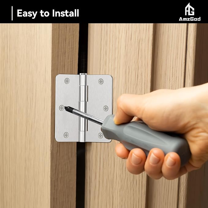 Door Hinges Brushed Nickel - Image 8