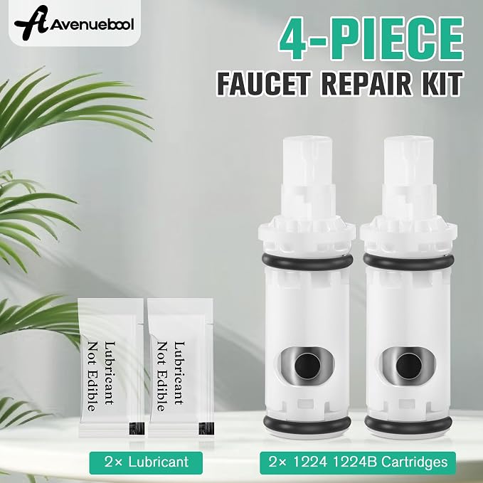 2 Pcs Faucet Cartridge Replacement Kit Compatible - Image 8