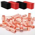 6 AWG Wire Splice Kit – 20 PCS 6 Gauge Bare Copper Non-Insulated Butt Connectors by SVAAR